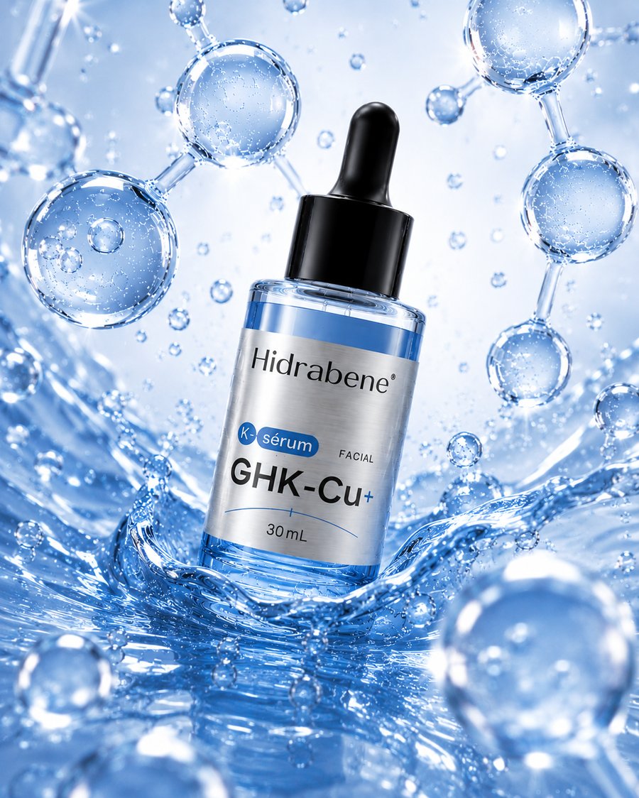 K-Sérum GHK-Cu azul cobre, trabalha o colágeno