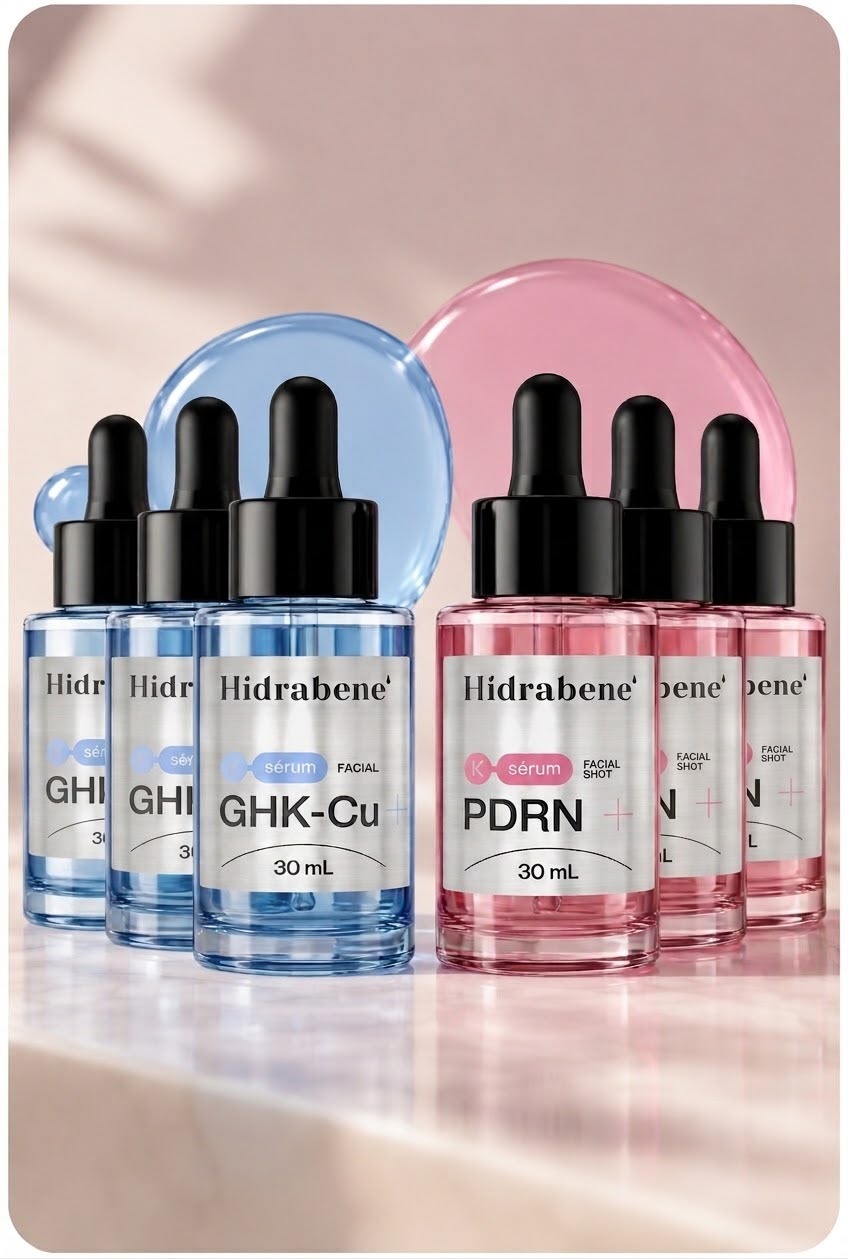 Kit 3 de cada, 3 GHK-Cu + 3 PDRN
